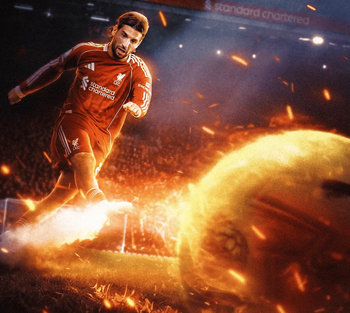 开云体育平台-索博单季英超4次任意球破门创红军纪录,距小贝英超纪录1球